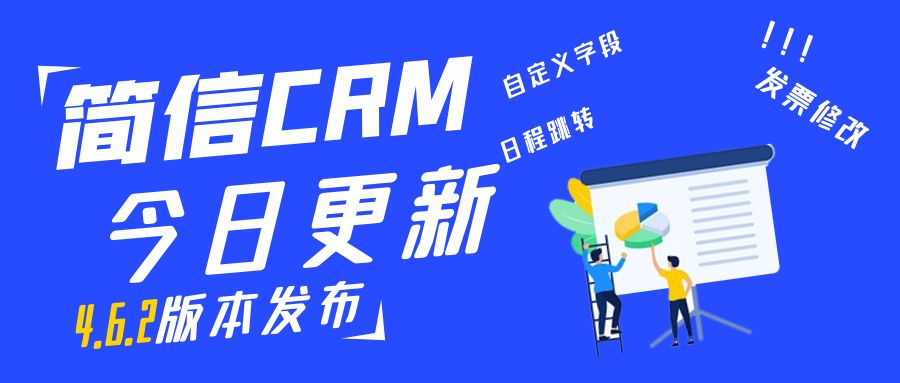 【升级公告】简信CRM_V4.6.2上线，更强大的在线办公功能！
